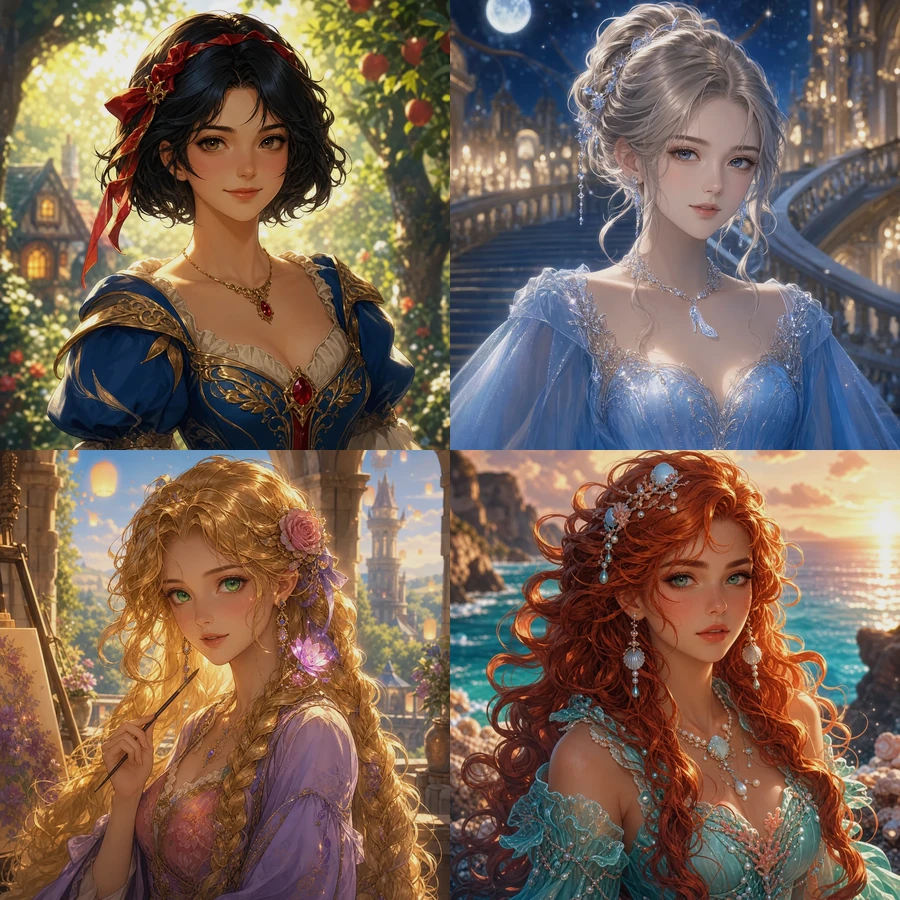 Fairy-tale princesses